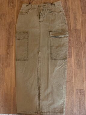ASOS Cargo Maxi Skirt 4 Small